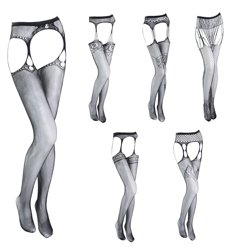 Women Sexy Lingerie Stockings Garter Belt Stripe Elastic Stockings Black Fishnet Stocking Thigh Sheer Tights Pantyhose
Women Sexy Lingerie Stockings Garter Belt Stripe Elastic Stockings Black Fishnet Stocking Thigh Sheer Tights Pantyhose