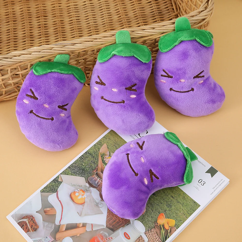 Pet Dog Plush Sounding Squeak Toy Imitation Eggplant Puppy Cat Grinding Cleaning Teeth Interactive Chewing Toys Pet Supplies
Pet Dog Plush Sounding Squeak Toy Imitation Eggplant Puppy Cat Grinding Cleaning Teeth Interactive Chewing Toys Pet Supplies
