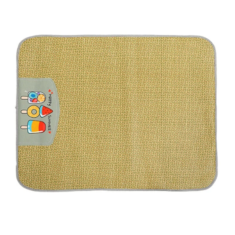 Dog Kennel Pet Bamboo Cooling Summer 60X75cm For Cats/Dog Sleeping Mat Pet Supplies Bed
Dog Kennel Pet Bamboo Cooling Summer 60X75cm For Cats/Dog Sleeping Mat Pet Supplies Bed