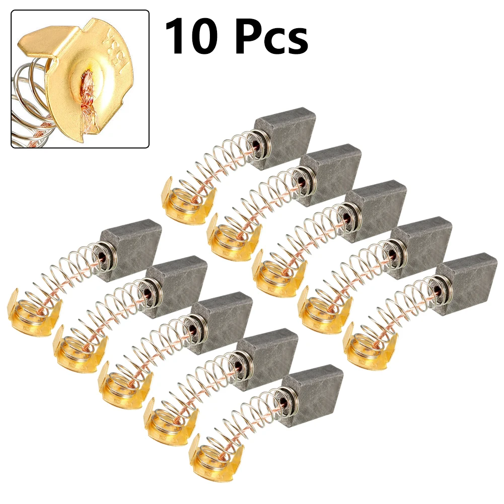 10pcs Carbon Brushes For Electric Motors 16mm X 13mm X 6mm Motor Carbon Brush 0.59" X 0.31" X 0.2" Power Tool Parts
10pcs Carbon Brushes For Electric Motors 16mm X 13mm X 6mm Motor Carbon Brush 0.59" X 0.31" X 0.2" Power Tool Parts