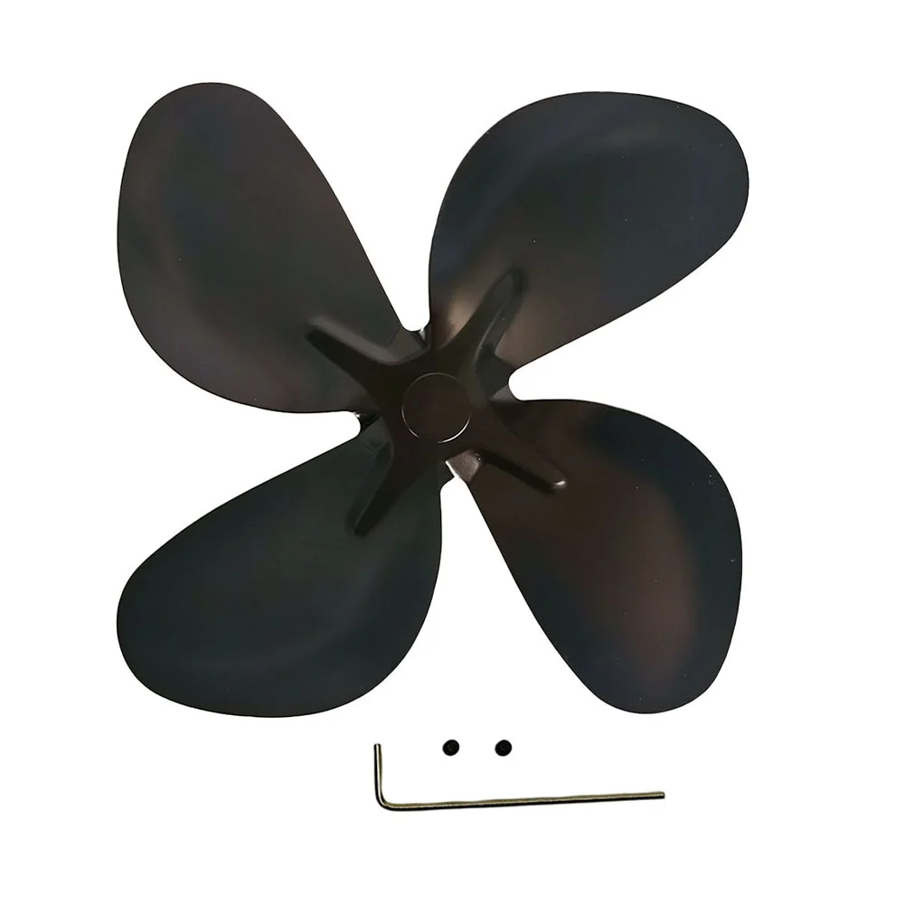 4 Blade Fireplace Fan Leaf Parts Heat Powered Wood Stove Black Eco Friendly General Fireplace Fan Aluminum Alloy Blades
4 Blade Fireplace Fan Leaf Parts Heat Powered Wood Stove Black Eco Friendly General Fireplace Fan Aluminum Alloy Blades