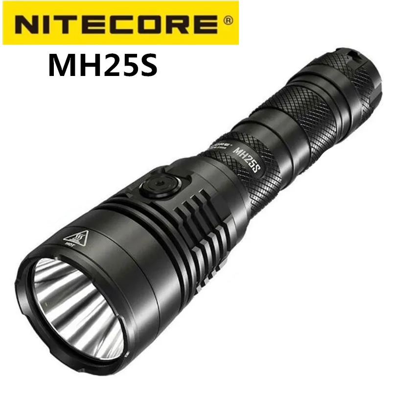 Nitecore MH25S Flashlight USB-C Rechargeable Tactical 1800 Lumens Outdoor Led Torch beam self defense Law Enforcement Military 
Nitecore MH25S Flashlight USB-C Rechargeable Tactical 1800 Lumens Outdoor Led Torch beam self defense Law Enforcement Military