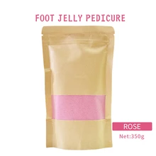 350g Rose Lavender Foot Spa Jelly Pedicure Soak Whitening Moisturizing Foot Jelly Sea Salt