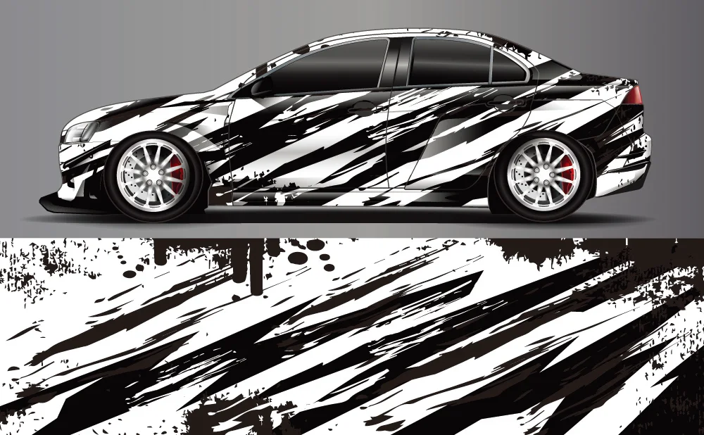 Racing Car Graphic Decal Full Body Vinyl Wrap Modern Design Vector Image Car Full Wrap Sticker Decorative Car Decal Cut
Racing Car Graphic Decal Full Body Vinyl Wrap Modern Design Vector Image Car Full Wrap Sticker Decorative Car Decal Cut