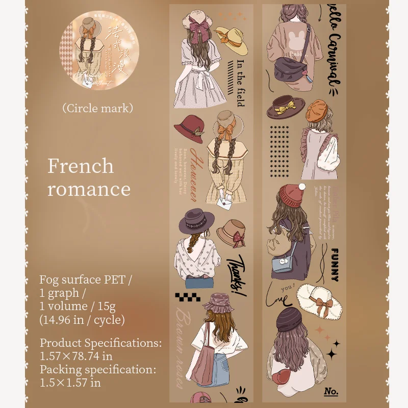 Yoofun лента для скрапбукинга 4x200 см
Yoofun лента для скрапбукинга 4x200 см