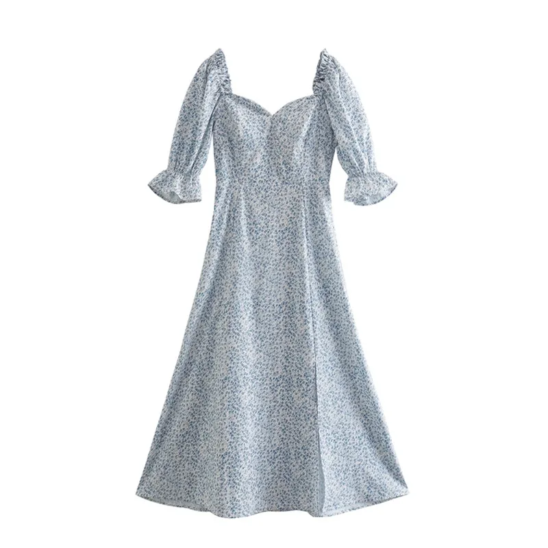 Женское платье-трапеция с коротким рукавом, Повседневное платье-пуловер с квадратным вырезом и цветочным принтом для отдыха, Новинка лета ... 
Женское платье-трапеция с коротким рукавом, Повседневное платье-пуловер с квадратным вырезом и цветочным принтом для отдыха, Новинка лета ...