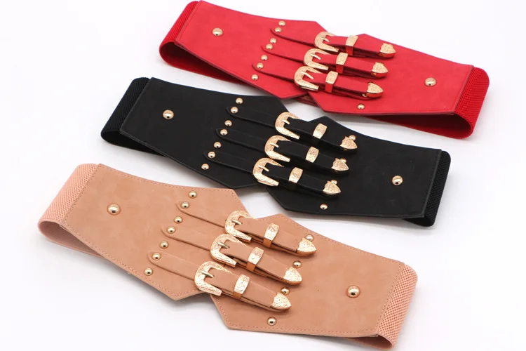 Waist Corset Belt for Women Punk Rivet Metal Stretch Faux Leather Garters Adjustable Harness Bondage Body Harajuku Gothic Belt
Waist Corset Belt for Women Punk Rivet Metal Stretch Faux Leather Garters Adjustable Harness Bondage Body Harajuku Gothic Belt