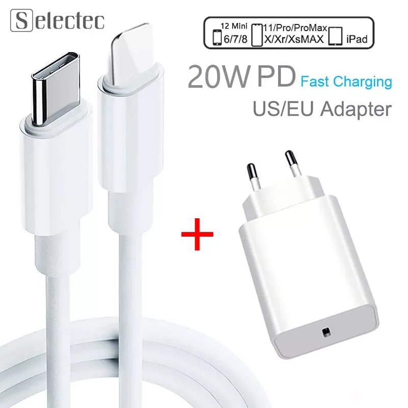 20W PD Fast USB C Wall Charger Adapter 100-240V Type C Charging Adapter For iPhone 13 12 mini 13pro 11 Pro Max XS iPad Pro Air
20W PD Fast USB C Wall Charger Adapter 100-240V Type C Charging Adapter For iPhone 13 12 mini 13pro 11 Pro Max XS iPad Pro Air