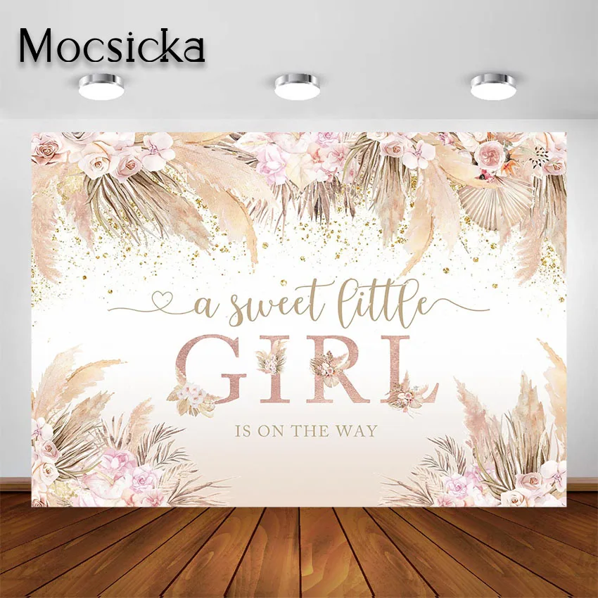 Mocsicka Bohemian Baby Shower Backdrop for Girls Pampas Grass Boho Baby Shower Party Decorations Photography Background Props
Mocsicka Bohemian Baby Shower Backdrop for Girls Pampas Grass Boho Baby Shower Party Decorations Photography Background Props