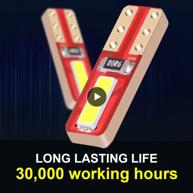 12vt5 7020 2smd Universal Center Control Light Practical High Brightness Led Car Dash Light Car Accessories T51 Durable Portable
12vt5 7020 2smd Universal Center Control Light Practical High Brightness Led Car Dash Light Car Accessories T51 Durable Portable