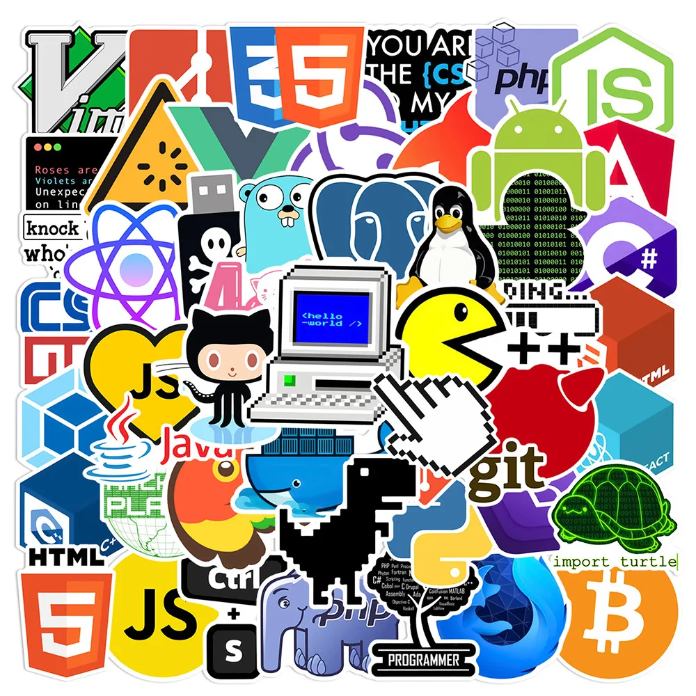 10/30/50pcs Funny Geek Java Programming Cartoon Stickers Skateboard Laptop Phone Motorcycle Guitar Cool Waterproof Sticker Toy
10/30/50pcs Funny Geek Java Programming Cartoon Stickers Skateboard Laptop Phone Motorcycle Guitar Cool Waterproof Sticker Toy