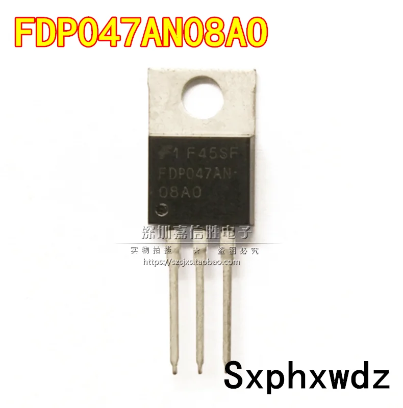 

10 шт. FDP047AN08AO TO-220 75V 80A новый оригинальный мощный МОП-транзистор