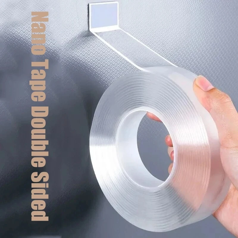 New Double Sided Tape Waterproof Wall Stickers Reusable Heat Resistant Bathroom Home Decoration Tapes Transparent Nano Tape
New Double Sided Tape Waterproof Wall Stickers Reusable Heat Resistant Bathroom Home Decoration Tapes Transparent Nano Tape
