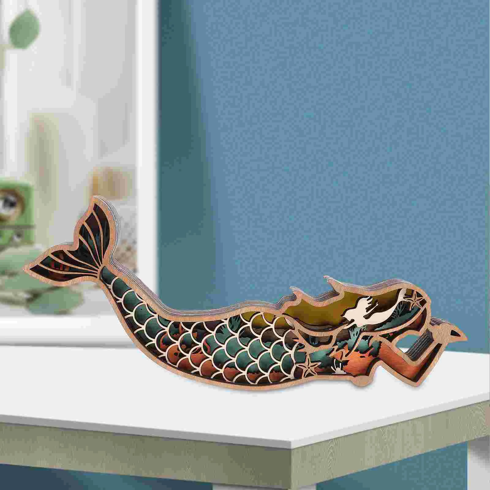 3 D Mermaid Wooden Ornament Carved Decor Adornment Home Decorations Animal Silhouette Craft 3d Carving Woodsy
3 D Mermaid Wooden Ornament Carved Decor Adornment Home Decorations Animal Silhouette Craft 3d Carving Woodsy