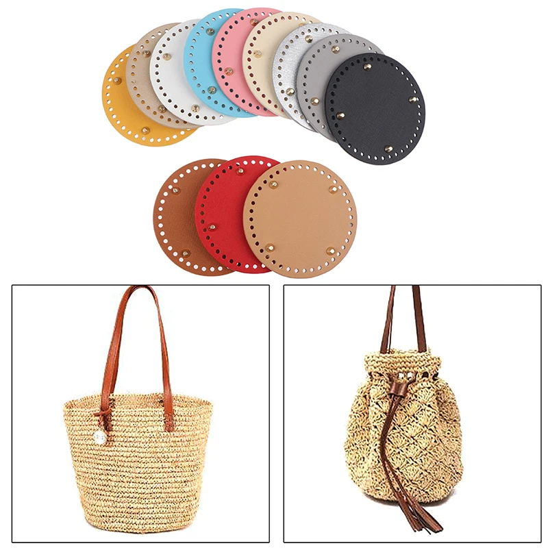 5Size/10color Round Leather Bottom For CrochetBag Bag-Making Accessory Bottom Cushion Purse Pad Bottom Base 12/14/15/18/19cm
5Size/10color Round Leather Bottom For CrochetBag Bag-Making Accessory Bottom Cushion Purse Pad Bottom Base 12/14/15/18/19cm