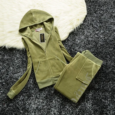spring and summer 2023 Juicy Coutoure leisure Pink diamond-encrusted women's dress Velvet fabric Zipper hooded sweatshirt Juic
spring and summer 2023 Juicy Coutoure leisure Pink diamond-encrusted women's dress Velvet fabric Zipper hooded sweatshirt Juic