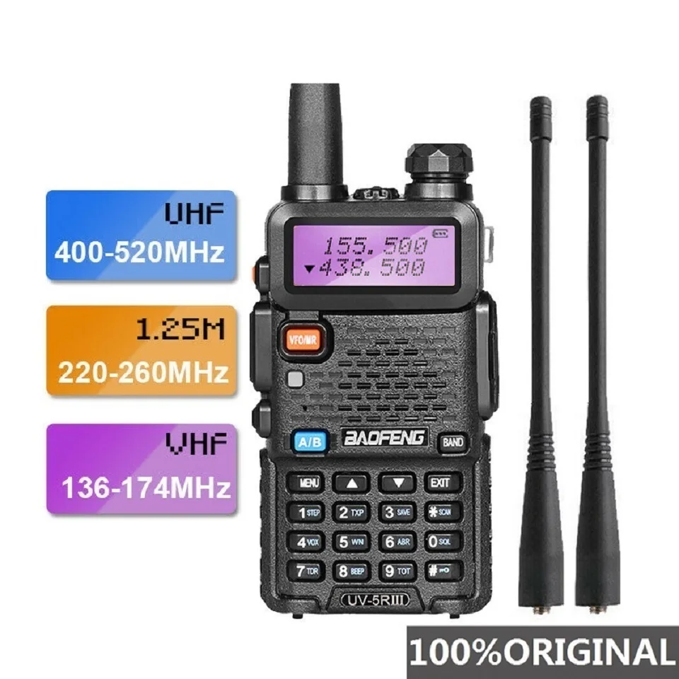 2021 UV-5R III трехдиапазонная рация с двойной антенной VHF 136-174 МГц/220-260 МГц и УВЧ 400-520 МГц любительский радиосканер UV5R UV 5R
2021 UV-5R III трехдиапазонная рация с двойной антенной VHF 136-174 МГц/220-260 МГц и УВЧ 400-520 МГц любительский радиосканер UV5R UV 5R