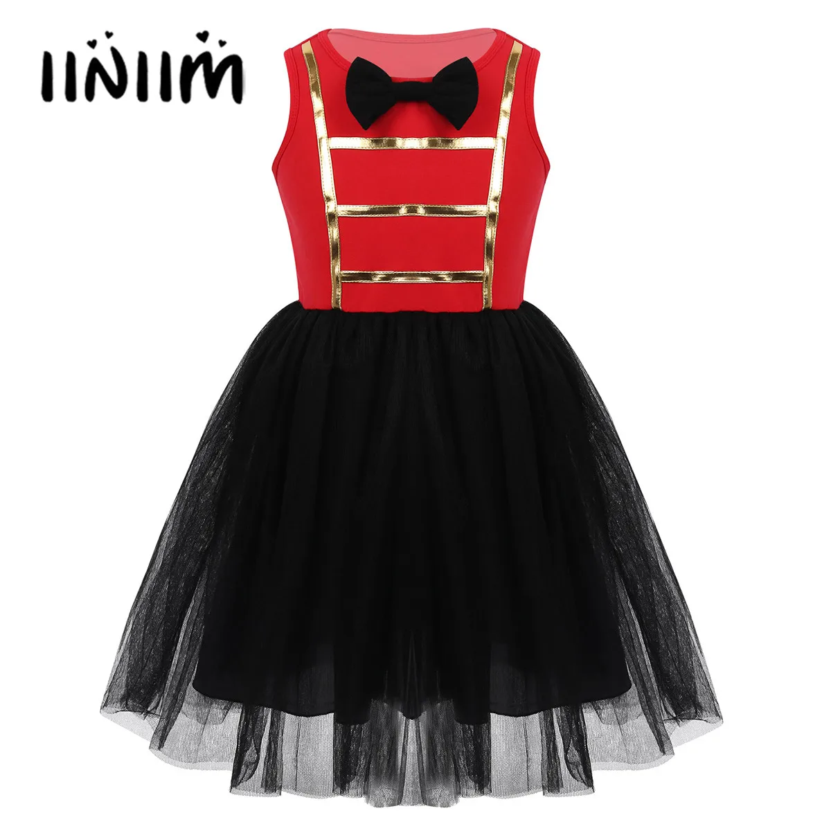 Kids Girls Circus Ringmaster Showman Cosplay Costume Sleeveless Bowtie Mesh Tutu Dress for Halloween Cosplay Party Dress Up
Kids Girls Circus Ringmaster Showman Cosplay Costume Sleeveless Bowtie Mesh Tutu Dress for Halloween Cosplay Party Dress Up