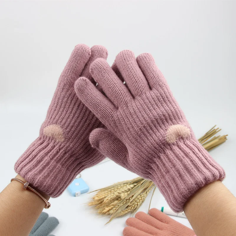 Winter Warm Knitted Full Finger Gloves Men Solid Touch Screen Mittens Women Thick Warm Cycling Driving Gloves
Winter Warm Knitted Full Finger Gloves Men Solid Touch Screen Mittens Women Thick Warm Cycling Driving Gloves