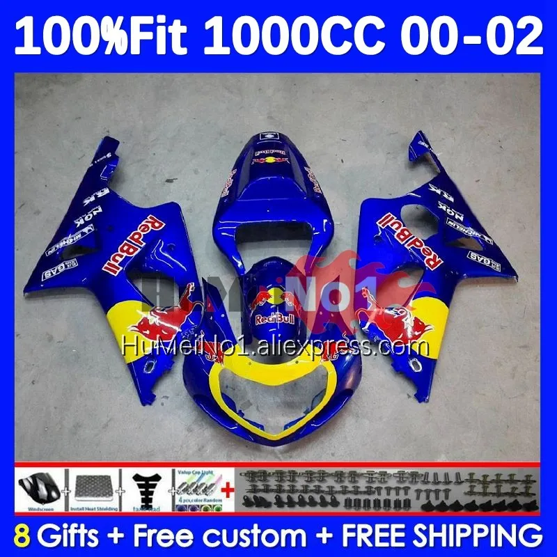 Injection Body For SUZUKI GSXR 1000 GSXR1000 K2 19No.7 1000CC GSXR-1000 00 01 02 GSX-R1000 2000 2001 2002 Fairing Yellow red
Injection Body For SUZUKI GSXR 1000 GSXR1000 K2 19No.7 1000CC GSXR-1000 00 01 02 GSX-R1000 2000 2001 2002 Fairing Yellow red