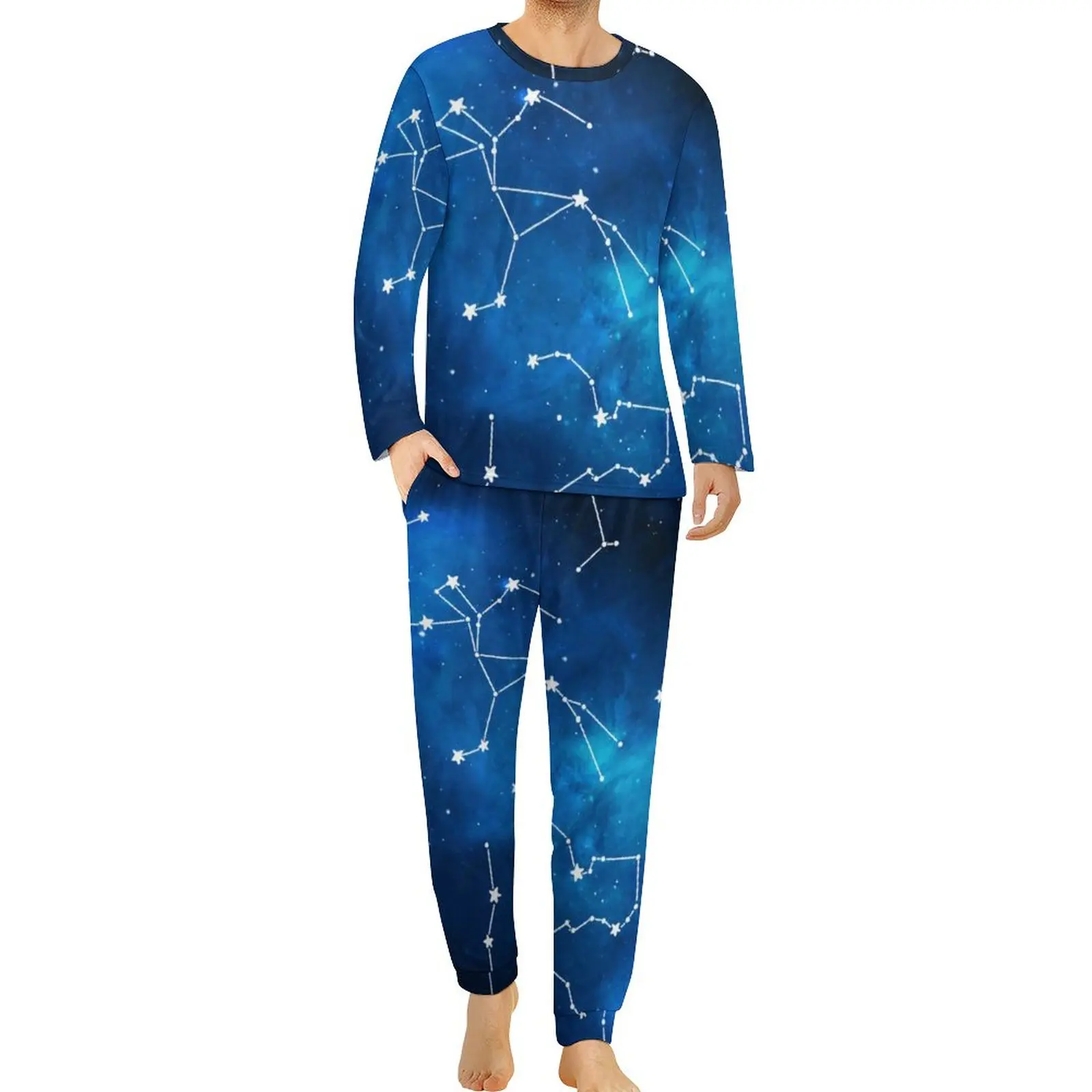 Galaxy Pajamas Spring Sky Map Constellation Astronomy Casual Sleepwear 2 Piece Custom Long Sleeve Elegant Big Size Pajama Sets
Galaxy Pajamas Spring Sky Map Constellation Astronomy Casual Sleepwear 2 Piece Custom Long Sleeve Elegant Big Size Pajama Sets