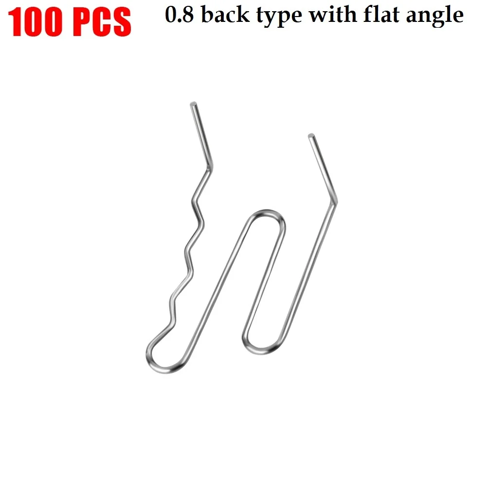 100 Pcs Hot Stapler Staples 0.6/0.8mm Plastic Repair Standard Precut Staples For Car Bumper Plastic Welder Repair Kit
100 Pcs Hot Stapler Staples 0.6/0.8mm Plastic Repair Standard Precut Staples For Car Bumper Plastic Welder Repair Kit