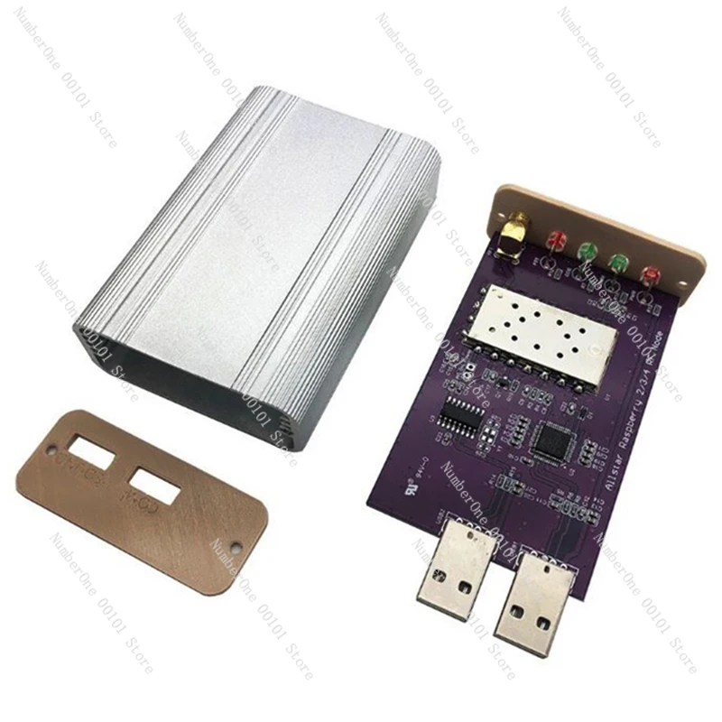 Портативный радиоинтерфейс SA818 Ham Allstar совместим с Pi 2/3/4 Uhf 1000MW Hotspot