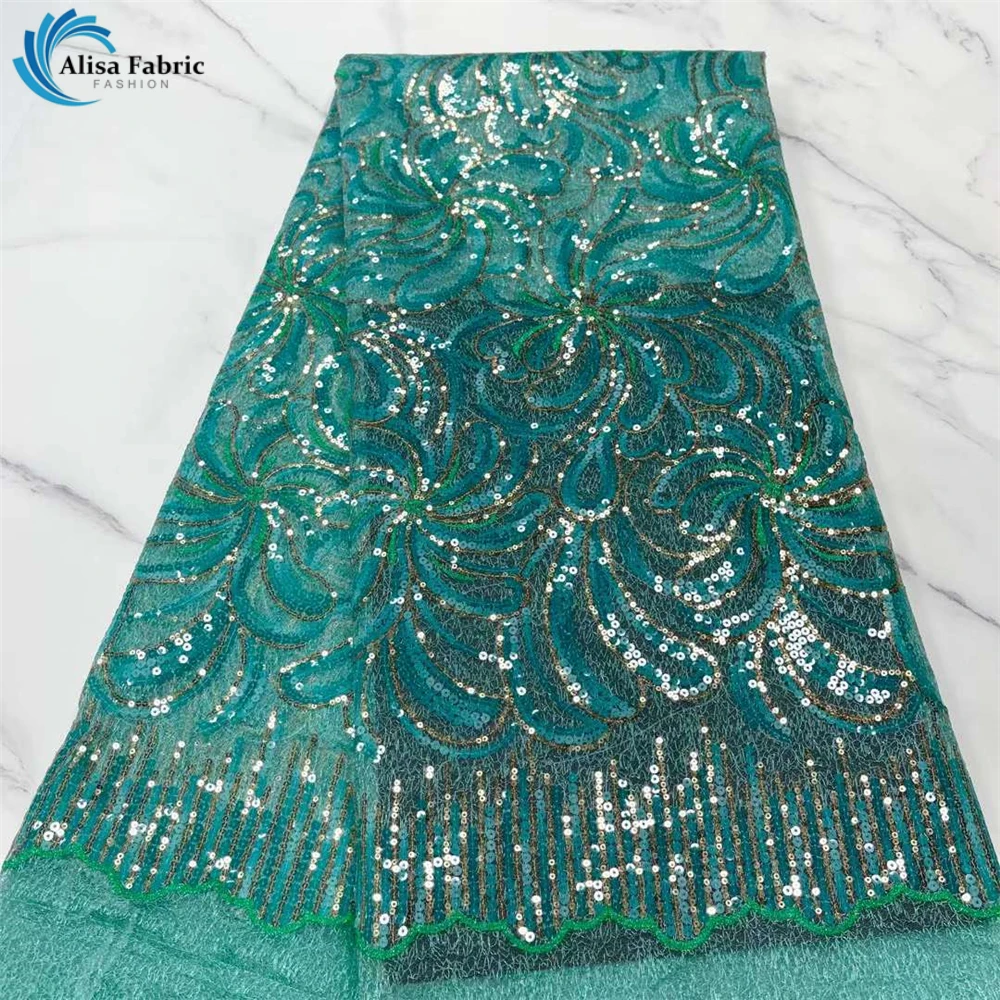 Sequence African Lace Fabric 5 Yards High Quality Nigerian Wedding Sequins Embroidery French Tulle Lace Fabric
Sequence African Lace Fabric 5 Yards High Quality Nigerian Wedding Sequins Embroidery French Tulle Lace Fabric