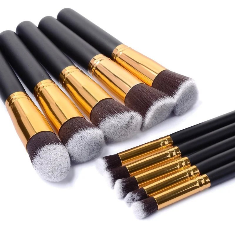 New Arrive 10 Pcs Synthetic Kabuki Makeup Brush Set Cosmetics Foundation Blending Blush Makeup Tool
New Arrive 10 Pcs Synthetic Kabuki Makeup Brush Set Cosmetics Foundation Blending Blush Makeup Tool