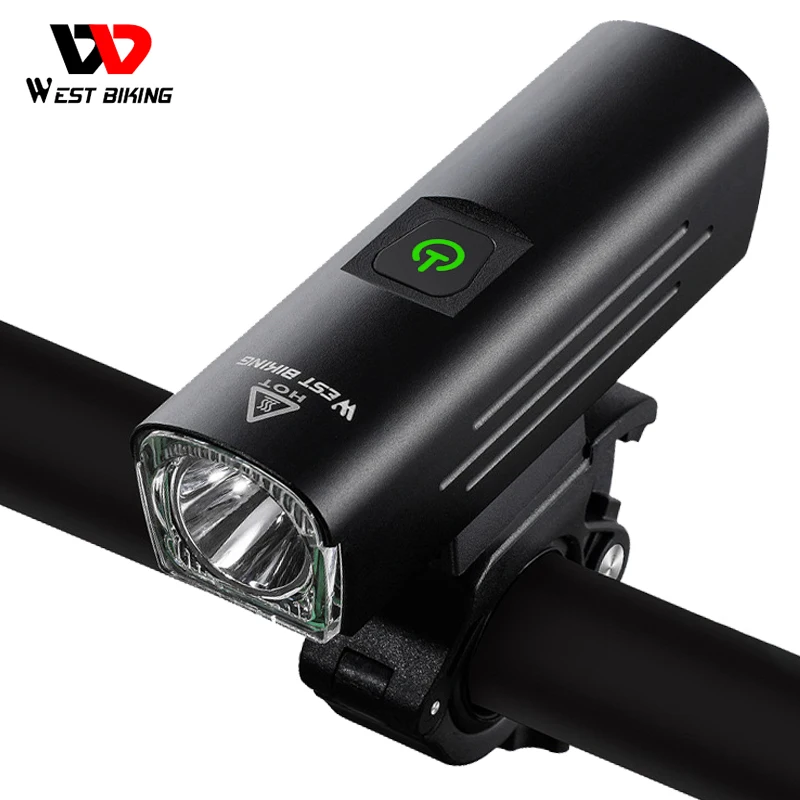 WEST BIKING 1300 Lumen LED Bike Lights 4500mAh 5 Modes Bicycle Headlight Rainproof Flashlight USB Lamp With Bracket Accessories
WEST BIKING 1300 Lumen LED Bike Lights 4500mAh 5 Modes Bicycle Headlight Rainproof Flashlight USB Lamp With Bracket Accessories