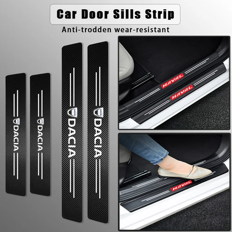 4pcs Car Sticker Door Carbon Leather Fiber Sill Plate for Dacia Duster Dokker Logan Lodgy Sandero Stepway 2021 Dokker Stickers
4pcs Car Sticker Door Carbon Leather Fiber Sill Plate for Dacia Duster Dokker Logan Lodgy Sandero Stepway 2021 Dokker Stickers