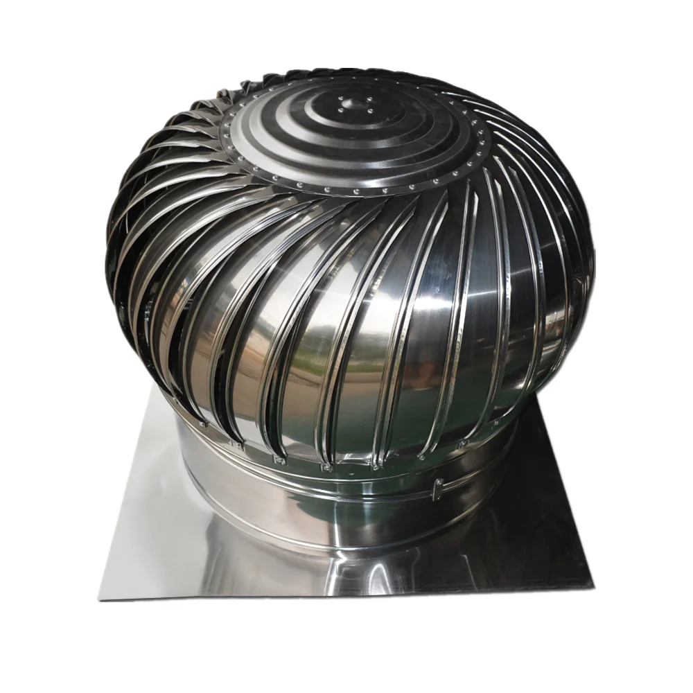 Stainless steel material wind driven circle turbine no power roof ventilation fan
Stainless steel material wind driven circle turbine no power roof ventilation fan