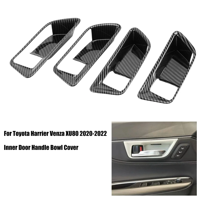 4 шт./лот Автомобильная дверная ручка Чаша для Toyota Harrier Venza XU80 2020 2021 2022 внутренняя дверная ручка крышка чаши
4 шт./лот Автомобильная дверная ручка Чаша для Toyota Harrier Venza XU80 2020 2021 2022 внутренняя дверная ручка крышка чаши