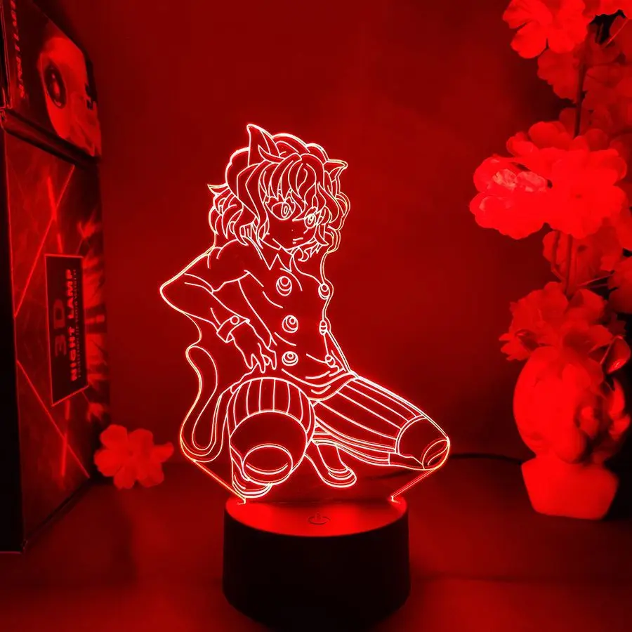 Аниме Светодиодная лампа Hunter X Hunter ночник Neferpitou фигурка прикроватная лампа для детской спальни декор на день рождения Манга подарок 3d Свето...
Аниме Светодиодная лампа Hunter X Hunter ночник Neferpitou фигурка прикроватная лампа для детской спальни декор на день рождения Манга подарок 3d Свето...