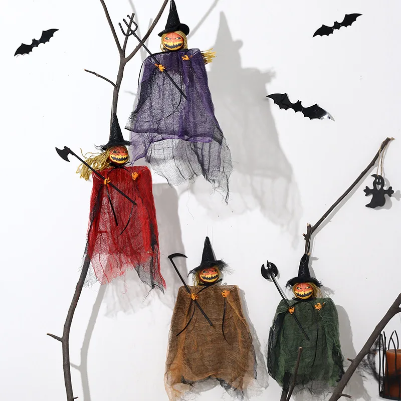 Horror Halloween Pumpkin Doll Hanging Pendants Ghost Festival Supplies Trick Or Treat Happy Halloween Day Party Decor For Home
Horror Halloween Pumpkin Doll Hanging Pendants Ghost Festival Supplies Trick Or Treat Happy Halloween Day Party Decor For Home