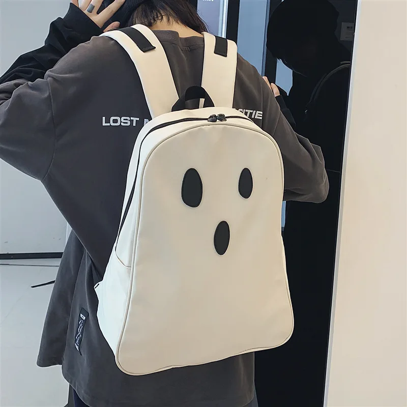 Cartoon Ghost New School Bag Men's Fashion Waterproof Nylon Backpack Male Bag Unisex Fashion Women Backpack 2022
Cartoon Ghost New School Bag Men's Fashion Waterproof Nylon Backpack Male Bag Unisex Fashion Women Backpack 2022