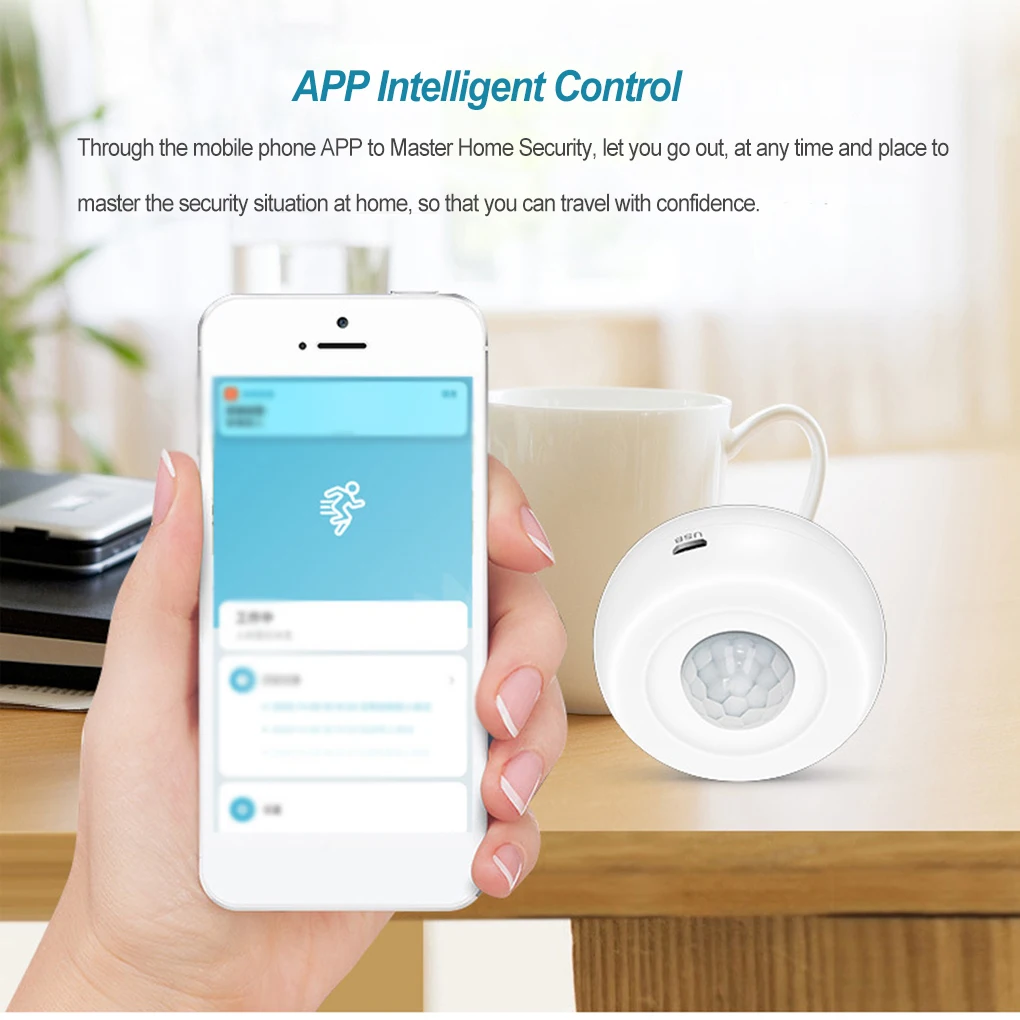 Tuya Motions Detector App Control Security Household Human Body Sensor Office Intelligent Infrared Linkage Alarm
Tuya Motions Detector App Control Security Household Human Body Sensor Office Intelligent Infrared Linkage Alarm