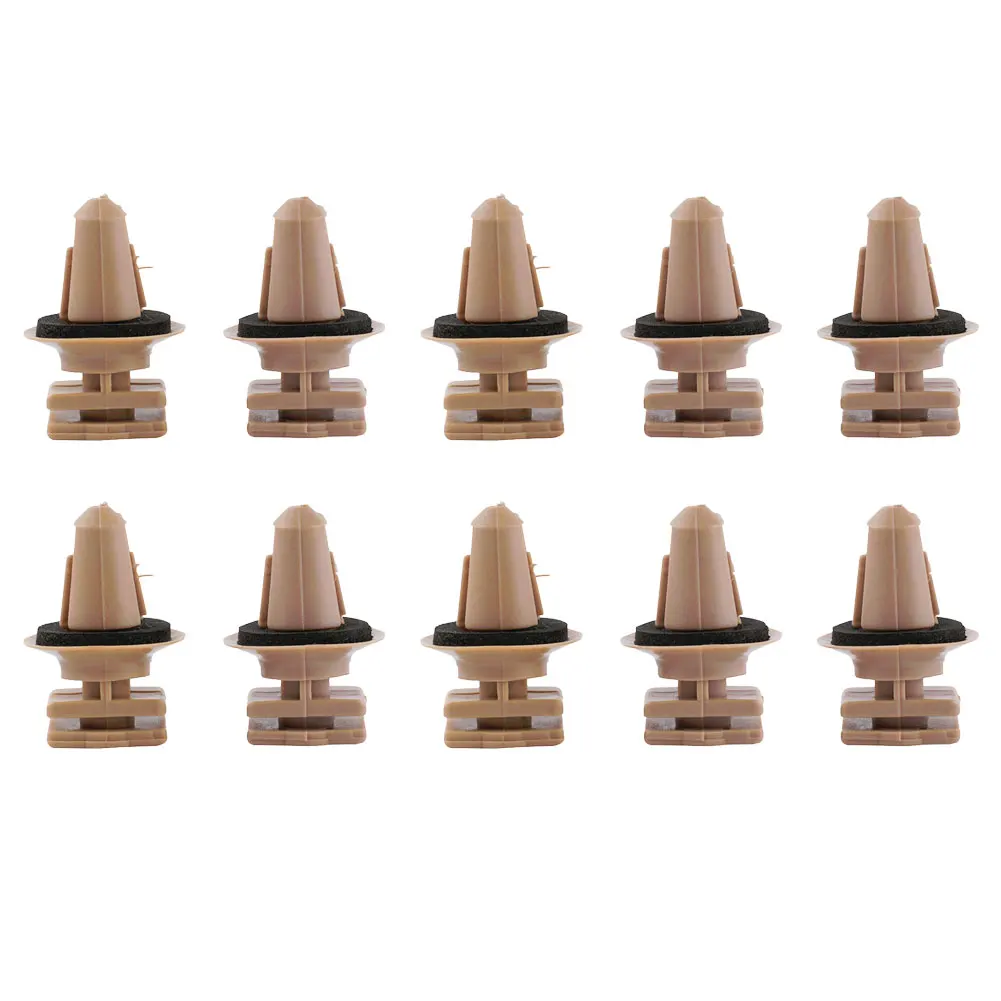 10* Nylon Clip FOR BMW Sill Plate - Clip With Seal Ring 51477117532 Pack Of 10 Beige NEW Automotive Goods Car Accessories
10* Nylon Clip FOR BMW Sill Plate - Clip With Seal Ring 51477117532 Pack Of 10 Beige NEW Automotive Goods Car Accessories
