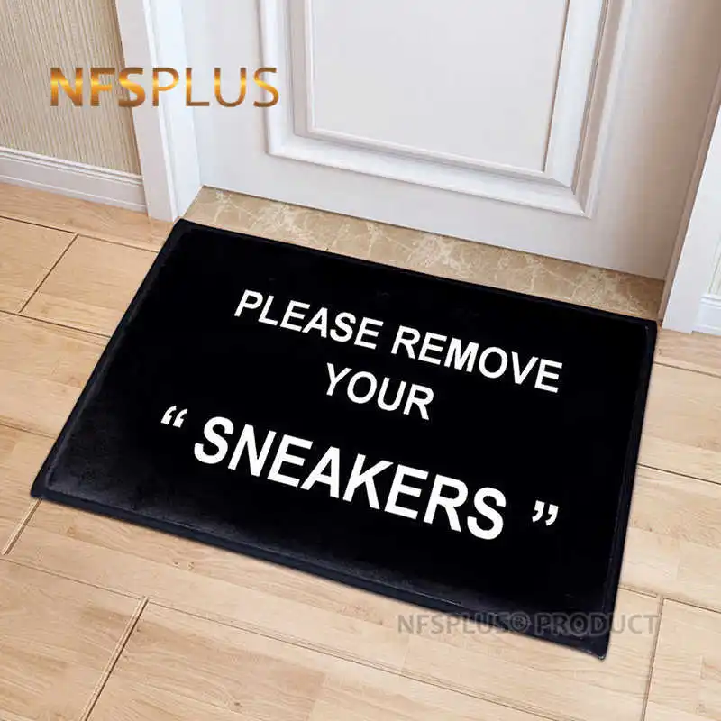 Hallway Doormat Entrance Door Mat Carpet Anti-Slip Indoor Custom Floor Mats Rugs 40x60cm Black Flannel Fabric Printed Home Decor
Hallway Doormat Entrance Door Mat Carpet Anti-Slip Indoor Custom Floor Mats Rugs 40x60cm Black Flannel Fabric Printed Home Decor