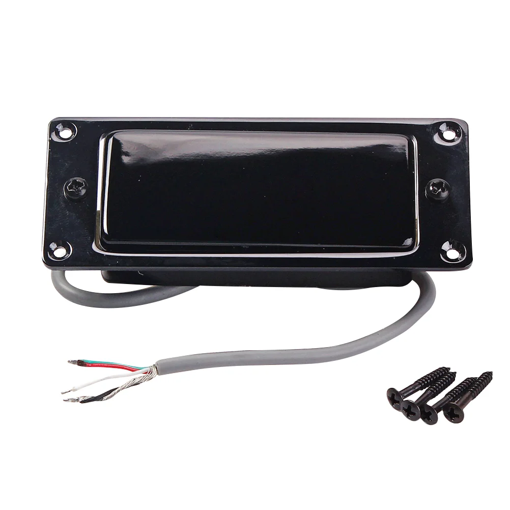 GML02 Mini Guitar Humbucker Pickup Sealed Pickup for LP Guitar Bass Musical Instrument (Black)
GML02 Mini Guitar Humbucker Pickup Sealed Pickup for LP Guitar Bass Musical Instrument (Black)