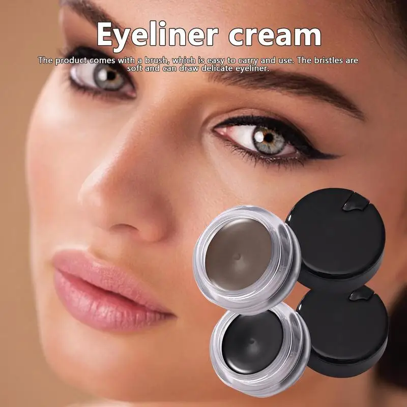 Eyeliner Cream Waterproof 2 In 1 Caramel Honey Brown + Smoke Black Natural Eyeliner Gel Cream High Pigmented Long Lasting Liner
Eyeliner Cream Waterproof 2 In 1 Caramel Honey Brown + Smoke Black Natural Eyeliner Gel Cream High Pigmented Long Lasting Liner