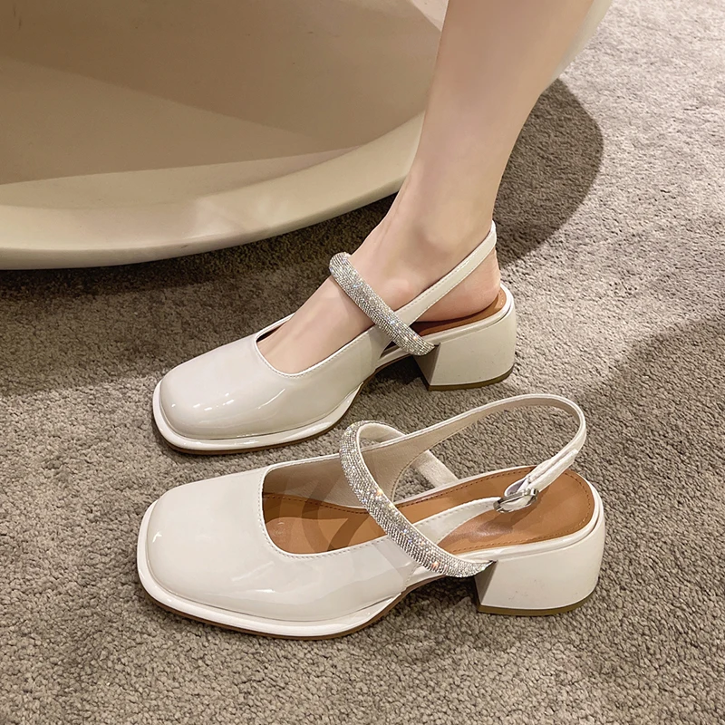 Closed Toe Sandals 2023 Women's Ladies Shoes Summer Block Heels Suit Female Beige Mary Jane New Fashion Chunky High Retro Black
Closed Toe Sandals 2023 Women's Ladies Shoes Summer Block Heels Suit Female Beige Mary Jane New Fashion Chunky High Retro Black