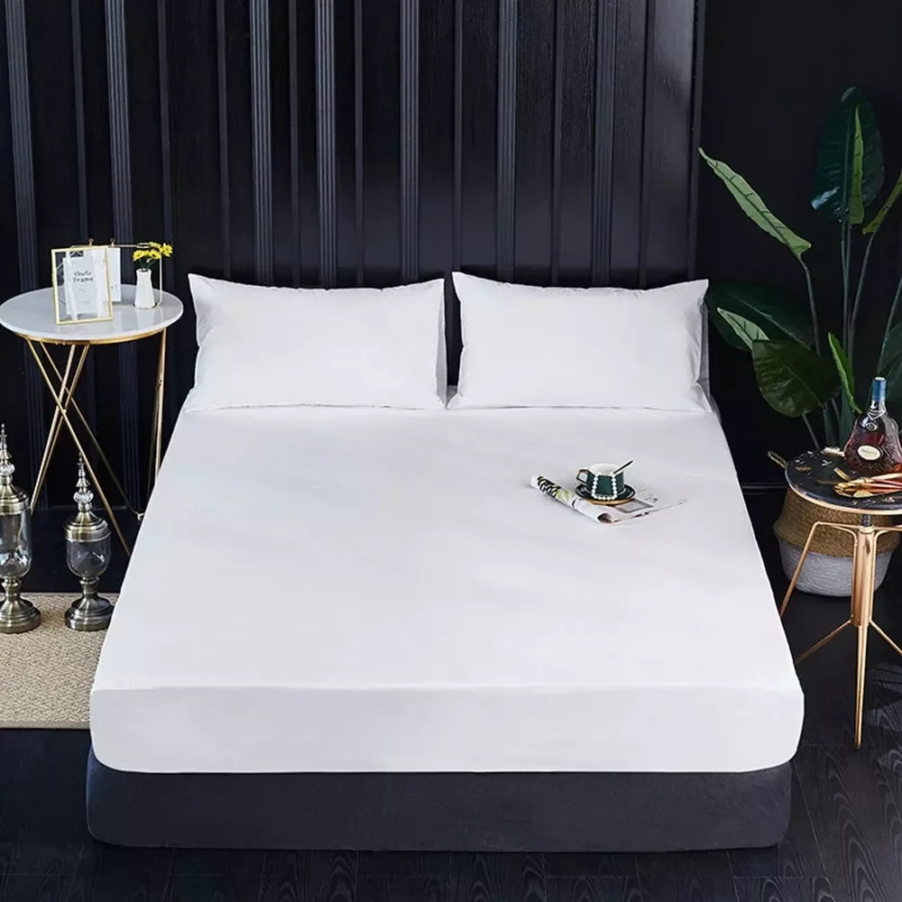 Multi Size Waterproof Mattress Cover Solid Color Bed Fitted Sheet Protector Anti Dust Against Mites and Bacteria Fitted Sheet
Multi Size Waterproof Mattress Cover Solid Color Bed Fitted Sheet Protector Anti Dust Against Mites and Bacteria Fitted Sheet