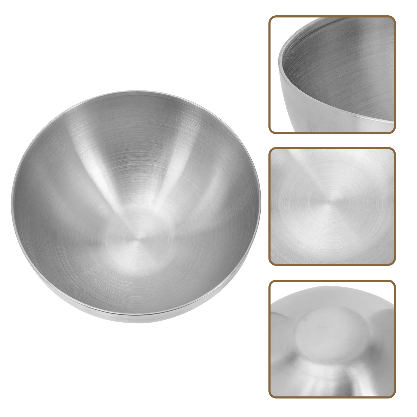 Stainless Steel Salad Bowl, 15cm Bowl for Kitchen Stackable Serving Bowl Mixing Bowl, Korean Cold Noodles Bowl, Dishwasher Safe
Stainless Steel Salad Bowl, 15cm Bowl for Kitchen Stackable Serving Bowl Mixing Bowl, Korean Cold Noodles Bowl, Dishwasher Safe
