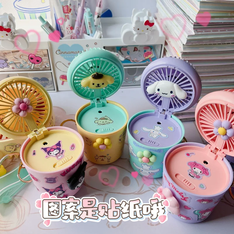 Kawaii Sanrioed Anime series Cinnamoroll mymelody Kuromi cute fashion USB Rechargeable Ice Cream Fan Backpack Pendant small gift
Kawaii Sanrioed Anime series Cinnamoroll mymelody Kuromi cute fashion USB Rechargeable Ice Cream Fan Backpack Pendant small gift
