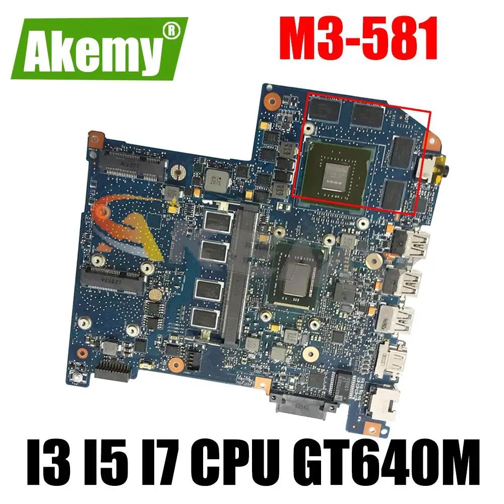 M3-581 Laptop Motherboard JM50 MAINBOARD with I3 I5 I7 CPU GT640M GPU For Acer for aspire M3-581 Motherboard DDR3 Non-integrated
M3-581 Laptop Motherboard JM50 MAINBOARD with I3 I5 I7 CPU GT640M GPU For Acer for aspire M3-581 Motherboard DDR3 Non-integrated