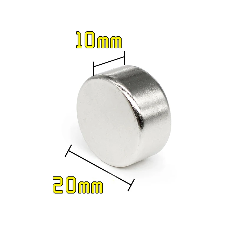 

2/5/10/15/20PCS 20x10 Round Powerful Strong Magnetic Magnets N35 Rare Earth Magnet 20x10mm Permanent Neodymium Magnet 20*10 mm