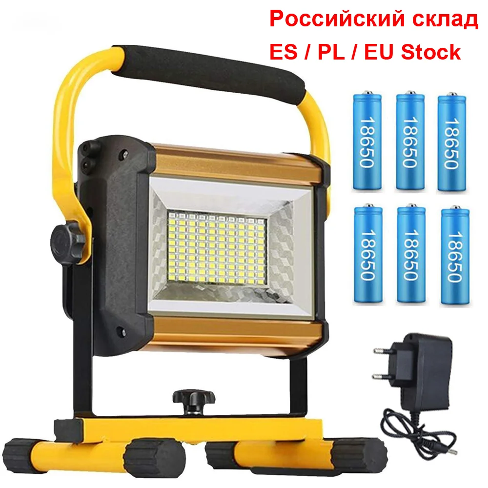 100W Waterproof Flood Light Outdoor Reflector LED External Projector RGB Spotlight Searchlight Rechargeable by 6*18650 Battery
100W Waterproof Flood Light Outdoor Reflector LED External Projector RGB Spotlight Searchlight Rechargeable by 6*18650 Battery