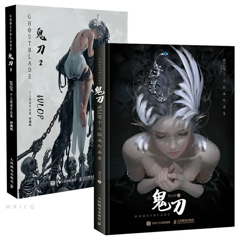 New 2 Book/set Ghost blade WLOP 2 II + WLOP I personal illustration drawing Art collection book In Chinese Illustrated Book
New 2 Book/set Ghost blade WLOP 2 II + WLOP I personal illustration drawing Art collection book In Chinese Illustrated Book