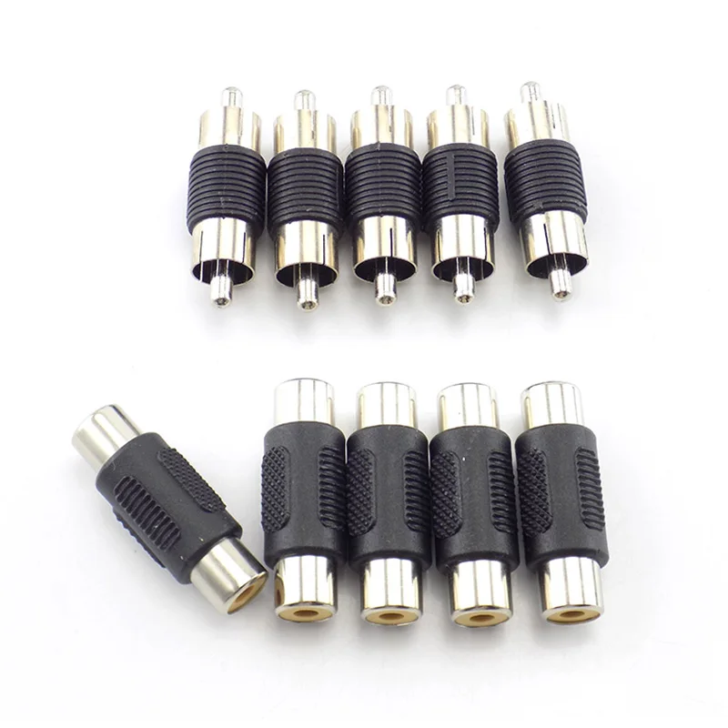 2pcs 5pcs 10pcs Rca dual Male to male Coupler female to female Adapter AV cable Plug 2/10X CCTV Connector Video Audio
2pcs 5pcs 10pcs Rca dual Male to male Coupler female to female Adapter AV cable Plug 2/10X CCTV Connector Video Audio